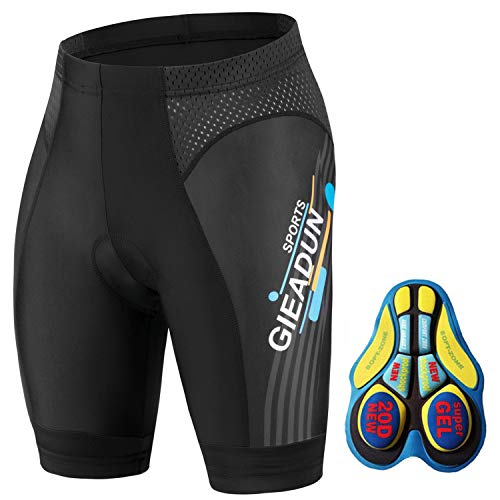 BRZSACR Culottes Ciclismo Hombre con Gel Acolchado Pantalones Cortos Ciclismo, Ciclismo Pantalones para MTB Deportes al Aire Libre