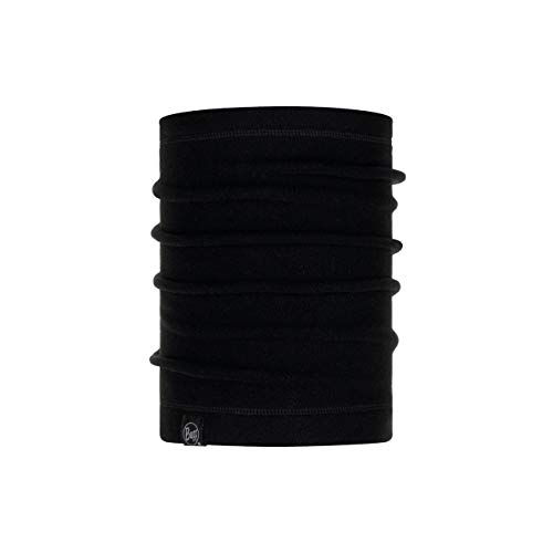 Buff Solid Calentador Cuello Polar, Unisex Adulto, Negro, Talla única