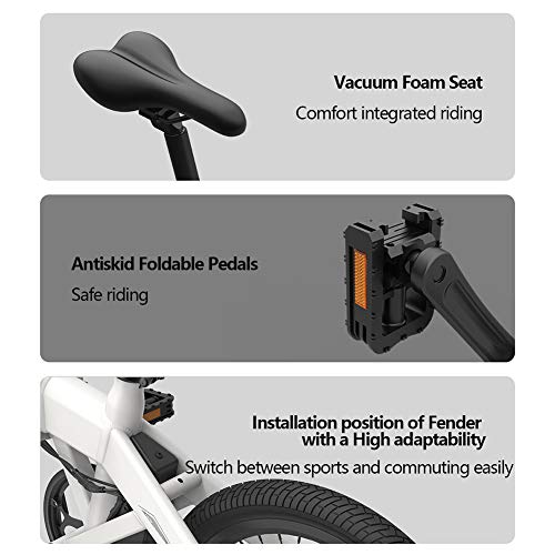 Buhui Polonia Stock-Foldable Bicicleta eléctrica recargable plegable Bicicleta E-Bike Velocidad máxima 25km/h Transportador eléctrico Carga máxima 100KG