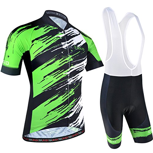 BXIO Banda de Color Lycra para Hombre Ropa de Ciclo de la Manga Pequeño Mulit