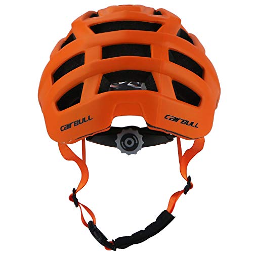 Cairbull Bicicleta Casco Ciclismo Hombres MTB Mountain Bike Adulto Cascos Naranja