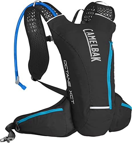 CAMELBAK Octane XCT 5 l Pack + Crux 2 l Multisport Packs con HIDRATACIÓN, Adultos Unisex, Black/Atomic Blue, 5 litros