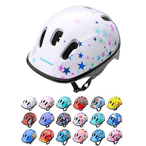 Casco Bicicleta Bebe Helmet Bici Ciclismo para Niño - Cascos para Infantil Bici Helmet para Patinete Ciclismo Montaña BMX Carretera Skate Patines monopatines (S 48-52 cm, Stars)