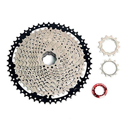 Cassette de vitesse Bikeko MTB 11 vitesses - Pignons à rapports bien étagés de 11-50T - Compatible avec Shimano M7000, M8000, M9000 Sunrace