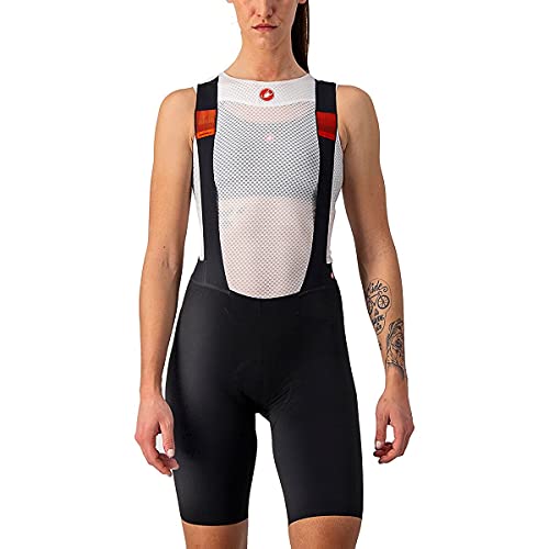 CASTELLI Premio Black W Bibshort Pantalones Cortos, Negro, S para Mujer