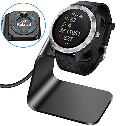 CAVN Cargador Compatible con Garmin Fenix 6 6S 6X Pro,Fenix 5 5S 5X Plus,Forerunner 935 945 745 45 45S 245,Approach S10 S40 S60 S62,Vivoactive 3 4 4S,Vivomove 3 3S,Vivosport,Instinct,Venu Cargador