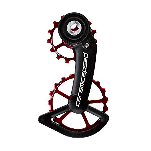 CERAMICSPEED OSPW SRAM Force AXS Red, Adultos Unisex, Rojo, ESTANDAR