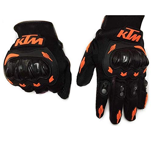 Cheetah Beating - Guantes para moto - Invernales - Ideal para motociclistas, para arqueros, para bicicleta de montaña, scooter Full Finger - Unisex - Color naranja XXL arancione