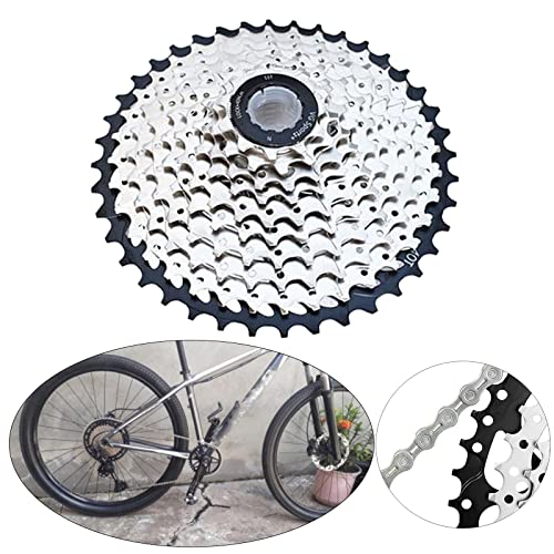 chiwanji 8 9 Cassette de 10 Velocidades a Prueba de Oxidación a Prueba de Bicicletas, Rueda de Ruedas de Montaña Flyhwheel, Tienda de Reparaciones, Componente - 10 Velocidad 11-40T