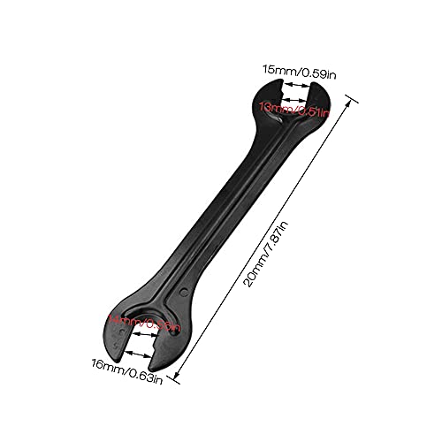 CJBIN Llave Radios Bicicleta, 2 Pcs La Llave Cónicas 13/15/14/16 mm Herramientas Bicicletas Montaña 4-in-1 Llaves De Conos Llave Pedales Bicicleta Adecuada para Bicicletas de Montaña y más Bicicletas