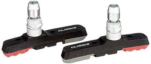 Clarks CPS301, Pastillas de freno Clarks Elite MTB / híbridas, bloque integral con pastillas de inserción de triple compuesto, 72 mm
