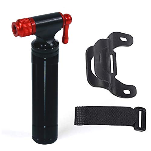 CO2 Inflador,Bombona CO2 Bicicleta Inflador CO2 para MTB Schrader y Presta,Bomba de Aire Inflable de CO2 para Bicicleta,Adecuada para Cilindros de CO2 12g 16g 20g 25g - No Incluye Cartucho