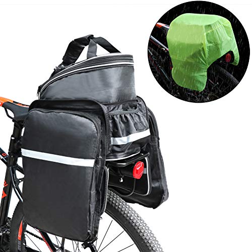 COFIT Bolsa para Maletero de Bicicleta, Bolso de Viaje Portátil Extensible para el Asiento Trasero de la Bicicleta Pannier de 25L