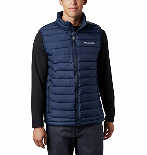 Columbia Powder Lite , Chaleco Hombre, Azul (Collegiate Navy), M