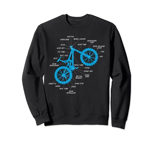 Componentes de bicicleta MTB piezas de bicicleta de montaña Sudadera