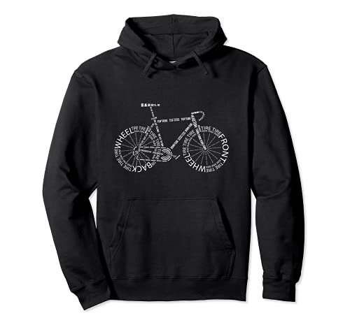 Componentes de bicicletas Términos ciclistas Sudadera con Capucha