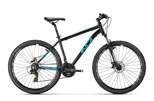 Conor Indi 27 18 AZ Bicicleta, Adultos Unisex, Negro/Azul, Grande