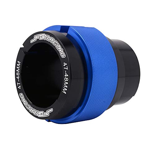 Controlador de retenes de horquilla - Herramienta universal de 47 mm 48 mm para Yamaha YZ125 YZ250 YZ250F YZ450F WR250F WR450F h.o.n.d.a Yamaha Suzuki Kawasaki Dirt Pit Bike Moto (azul)