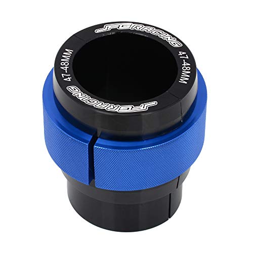 Controlador de retenes de horquilla - Herramienta universal de 47 mm 48 mm para Yamaha YZ125 YZ250 YZ250F YZ450F WR250F WR450F h.o.n.d.a Yamaha Suzuki Kawasaki Dirt Pit Bike Moto (azul)