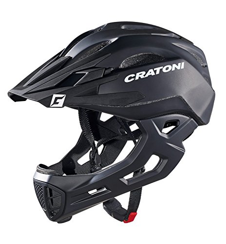 Cratoni - Casco Integral Freeride C-Maniac, Talla L/Xl, Color Negro Mate