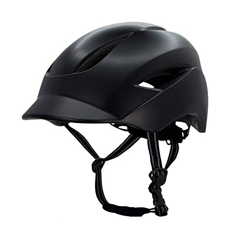 Crazy Safety Casco de Bici para Hombres, Mujeres, niños y niñas | Casco de Bicicleta con luz LED Recargable por USB integrada | Correas Reflectantes para Mayor Seguridad | Casco de Bici Urbana Ligero