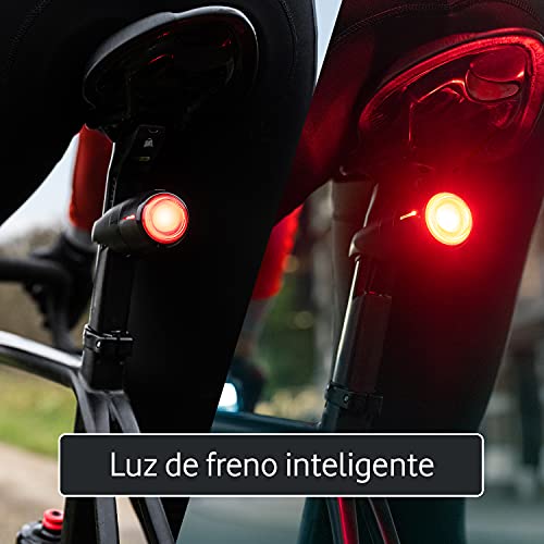 Curve Bike, Luz de Freno Trasera Inteligente para Bicicletas con Localizador GPS, Detección de Impactos, Notificaciones a tu Móvil y Alarma de Antirrobo – Suscripción Incluida 6 Meses
