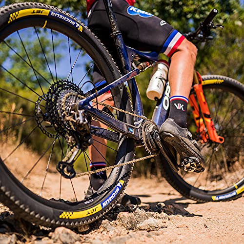 Cycle - Pedales de Carrera X-Track MTB - Mecanimos Compatible estándar SPD - Cuerpo Compuesto - Eje de Cromoly+ - Plataforma extensa - Pedales automáticos Extremadamente fiables