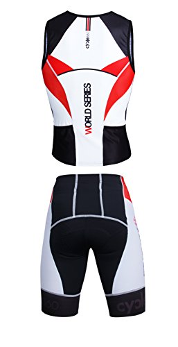 Cycle360 Set Conjunto triatlón Dos Piezas - Tirantes Larga Distancia - Triatlón - Talla XS