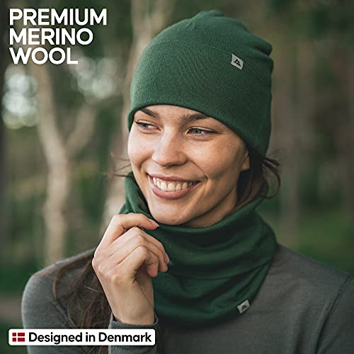 DANISH ENDURANCE Merino Ridge Beanie One Size Green 1-Pack