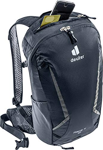 deuter Race X Mochila de Ciclismo, Unisex, Black, 12 L