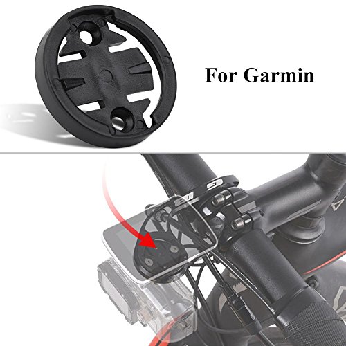 Dioche Soporte Delantero Exterior, Base de Adaptador de Bicicleta de Plástico Duradero para Bicicleta de Montaje de Extensión para Computadora(para Garmin)