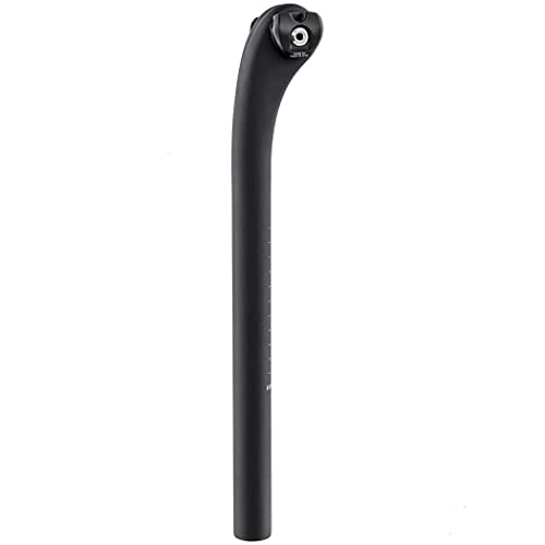 DSJGVN Tija de sillín de Carretera de Carbono Completo Negro 27,2 mm para tija de sillín de Bicicleta de Carretera de Bicicleta de Carril de Carbono de 7x7 o 7x9 mm