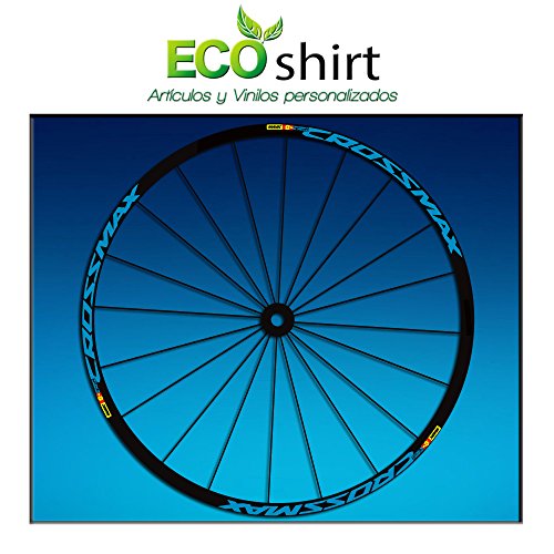 Ecoshirt Pegatinas Stickers Llanta Rim Mavic Crossmax SL Pro 26" 27,5" Am50 MTB Downhill, Azul 27.5"