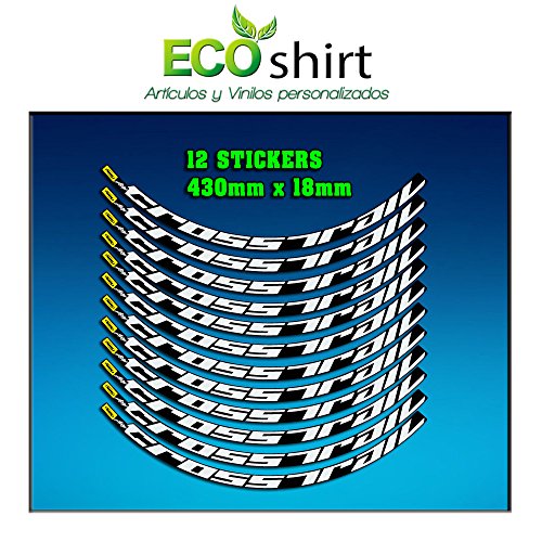 Ecoshirt Pegatinas Stickers Llanta Rim Mavic Crosstrail Bike 26" 27,5" Am58 MTB Downhill