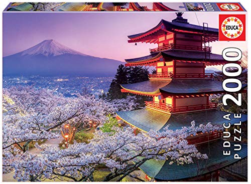 Educa - Genuine Puzzles: Monte Fuji, Japón Puzzle, 2000 Piezas, Multicolor (16775)