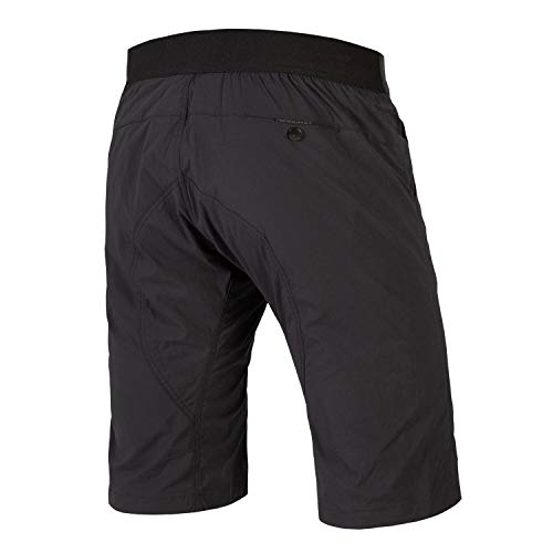 Endura Hummvee Lite - Pantalón corto para bicicleta de montaña, Negro, Large