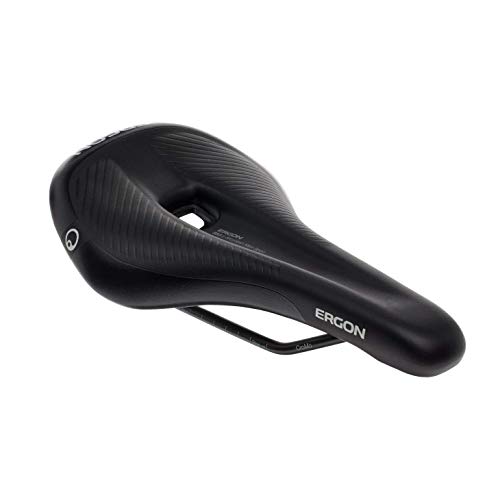 Ergon SM E-Mountain Sport Sillín de Bicicleta, Hombre, Negro, Talla Media/Grande