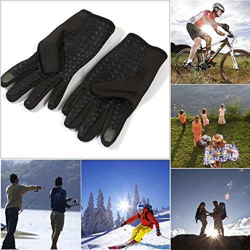 EXTSUD Guantes de Pantalla Táctil Guantes Deportivos de Ciclismo Guantes de Invierno con Diseño Antideslizante