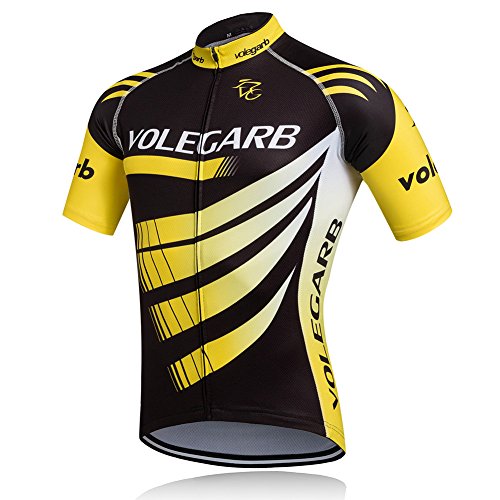 Fastar Ropa Verano Conjunta de Ciclismo de Hombre - Ciclismo Maillot Jersey y Pantalones Cortos