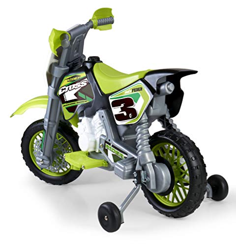 FEBER Rider Cross 6V - Moto eléctrica para niños y niñas de 3 a 7 años (Famosa 800012223)