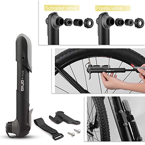 Fengzio Bolsa Bicicleta con Mini Bomba para Bicicleta y 16 en 1 Bicicleta Multiherramienta Kit De Parche De Bicicleta Son adecuadas para Bicicletas de montaña, Autos de Carrera