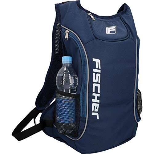 Fischer Mochila con función intermitente, patinete eléctrico, LED intermitente, seguridad, visibilidad, hasta 15 horas, 16 litros