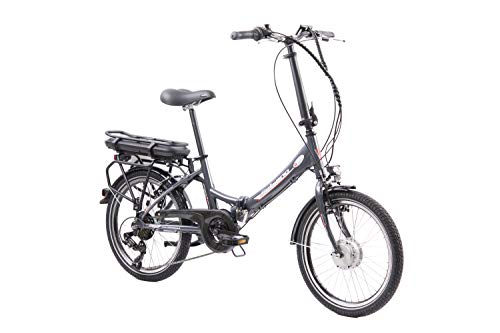 F.lli Schiano E- Star Bicicleta eléctrica, Adultos Unisex, Antracita, 20"