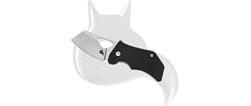 Fox Knives Italia Navaja Blackfox Kit BF-752 con Hoja de Acero 440C de 5 cm y empuñadura de G-10 Negro de 6,5 cmpara Caza, Pesca, Camping, Outdoor, Supervivencia y Bushcraft + Portabotellas de Regalo