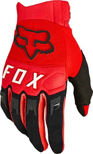 Fox Racing DIRTPAW - Guantes de motocross para hombre, color rojo fluorescente, talla mediana