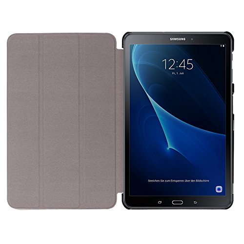 Funda Tab A6 2016,Case para Samsung Tab A 10.1,Smart Case cover Carcasa de PU Cuero para Samsung Galaxy Tab A 10.1 Pulgadas (2016) SM-T580N / T585N Tablet Protección conc Fonction Soporte,Cubo colores