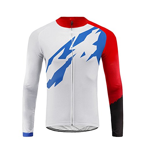 Future Sports Bike Wear Designs - Ropa Ciclismo, Long Pantalones De Langarm-Frühling Ciclismo Bicicleta Jersey con 3D Almohadilla De Gel para Pro Bicicleta Culotte Equipo Ropa Bodies