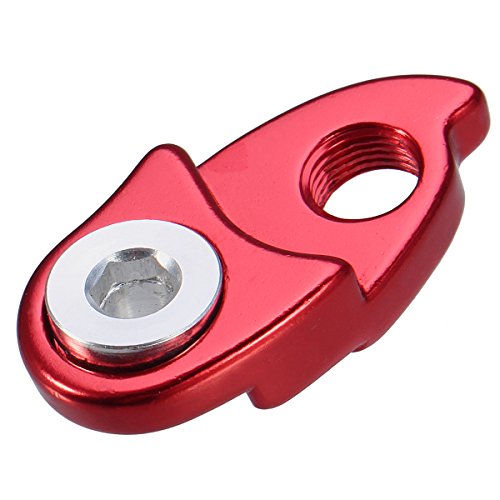 Gancho trasero para cambio de marchas de bicicleta de montaña o carretera, con adaptador de extensión para cassette de bicicleta Shimano 40 T, 42 T, 46 T, 50 T; de la marca VORCOOL (rojo)