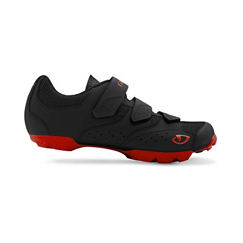 Giro Carbide R II Zapatillas de Ciclismo de montaña y ciclocross, Unisex Adulto, Negro y Rojo, 40 EU