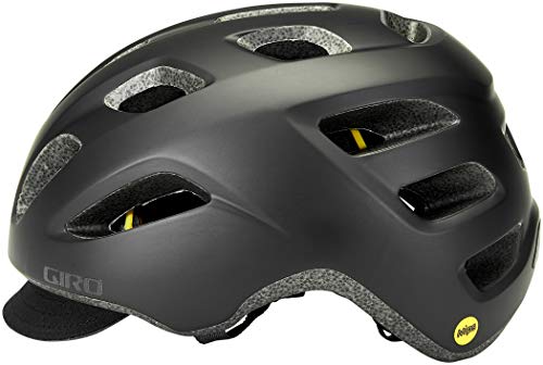 Giro Cormick MIPS Casco Urbano, Unisex, Negro Mate/Azul Oscuro, 54-61 cm